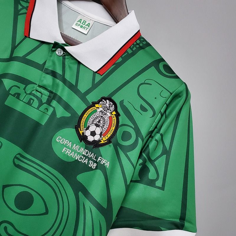 Mexico National Team 1998 Home Retro - Fan Version [Adult]