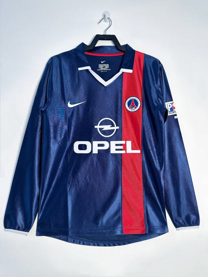 Retro Paris Saint-Germain 2001/2002 Home Long Sleeve - Fan Version [Adult]