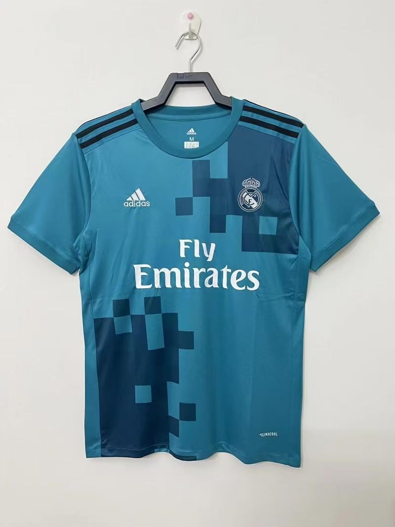 Real Madrid 2017/2018 Tercera Retro - Versión Aficionado [Adulto]
