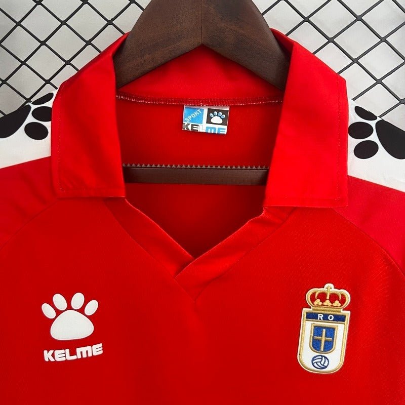 Real Oviedo 1990/1991 Visitante Retro - Versión Aficionado [Adulto]