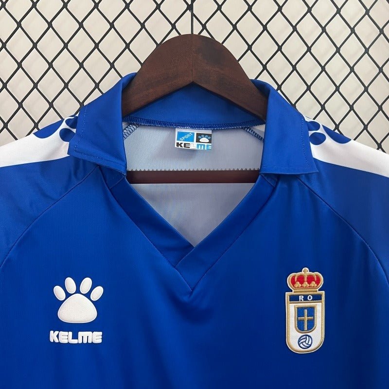 Maillot Rétro Domicile Real Oviedo 1990/1991 - Version Fan [Adulte]