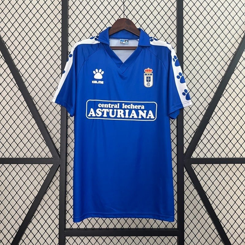 Maillot Rétro Domicile Real Oviedo 1990/1991 - Version Fan [Adulte]