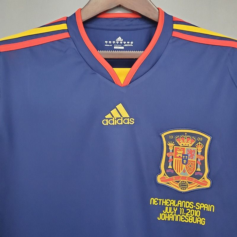 Selección Española 2010 Visitante Manga Larga - Versión Fan [Adulto]