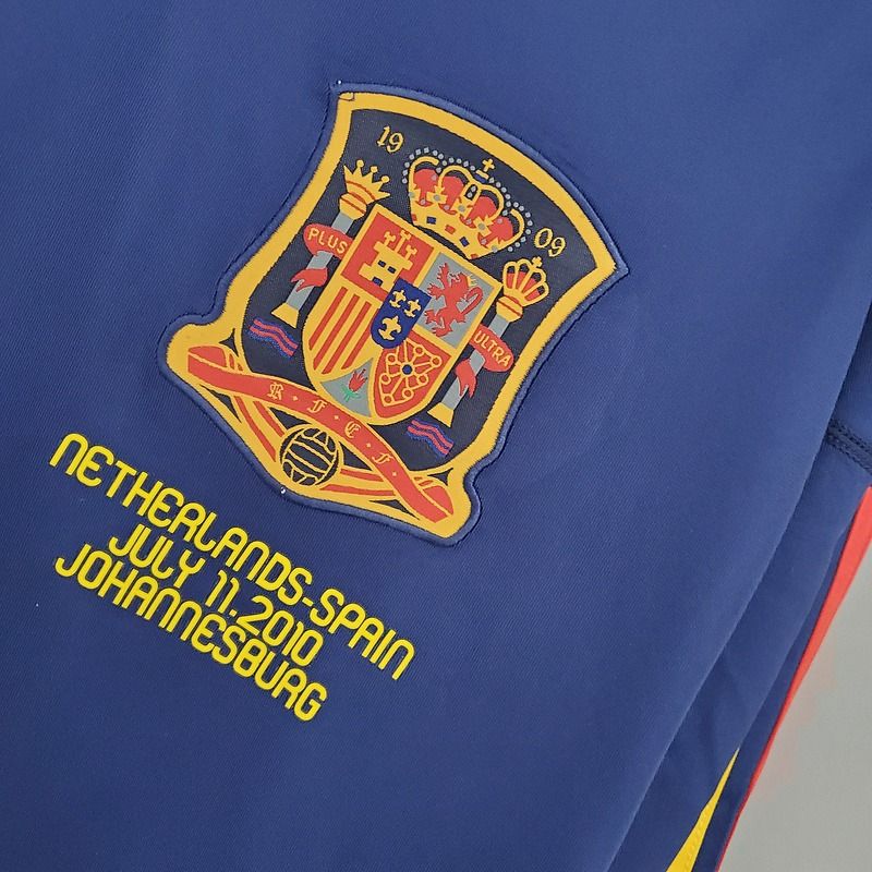 Selección Española 2010 Visitante Manga Larga - Versión Fan [Adulto]