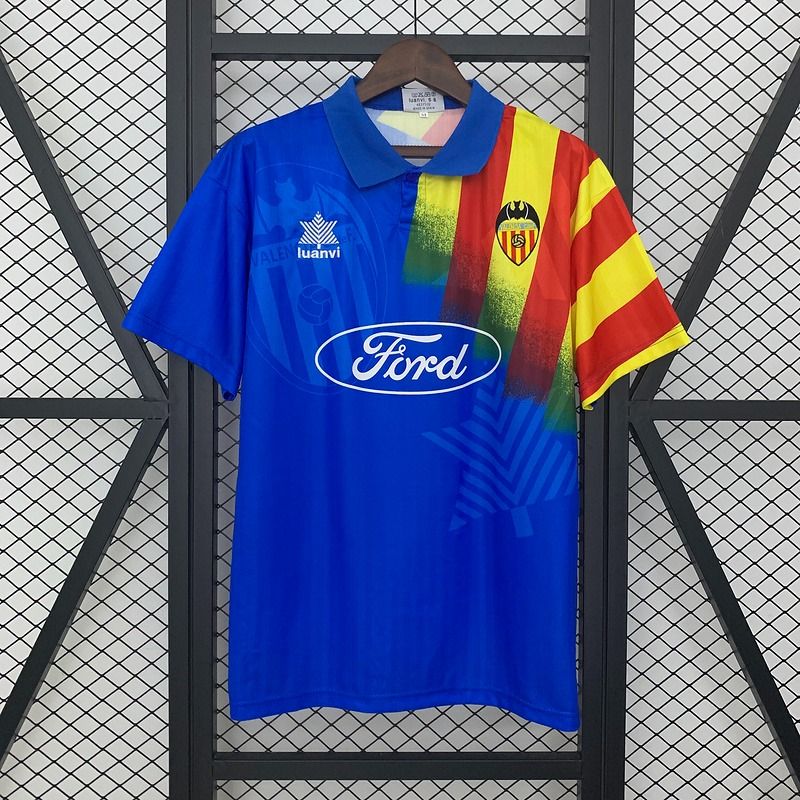 Maillot Rétro Extérieur Valencia CF 1995/1996 - Version Fan [Adulte]