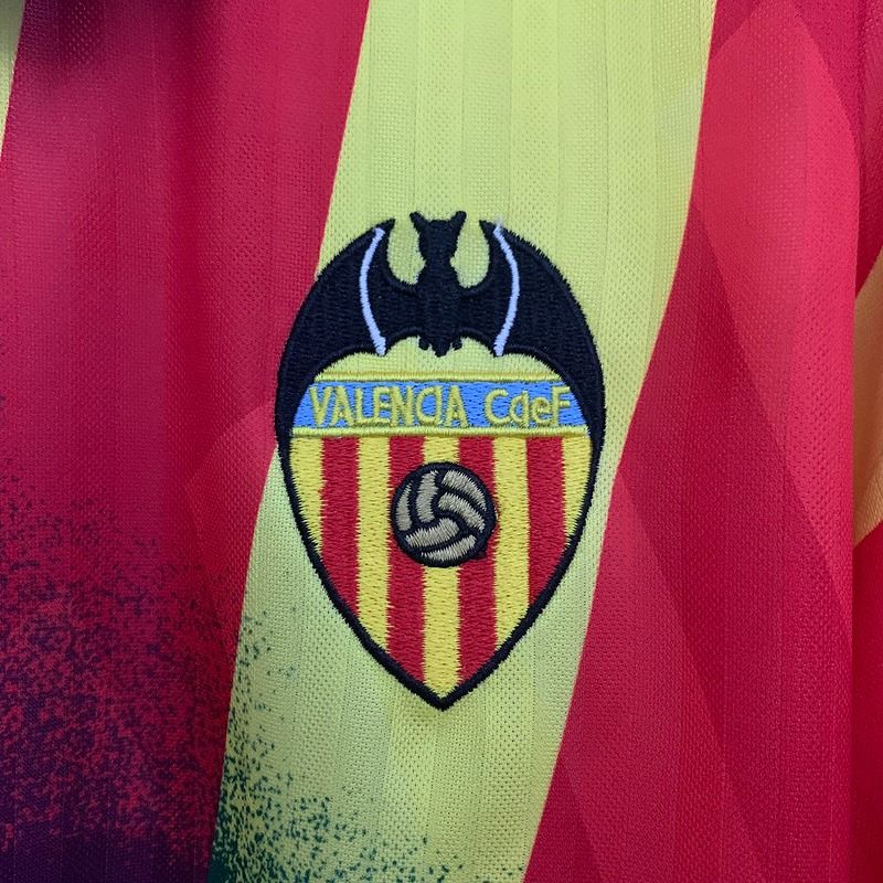 Maillot Rétro Extérieur Valencia CF 1995/1996 - Version Fan [Adulte]