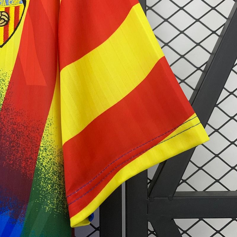 Maillot Rétro Extérieur Valencia CF 1995/1996 - Version Fan [Adulte]