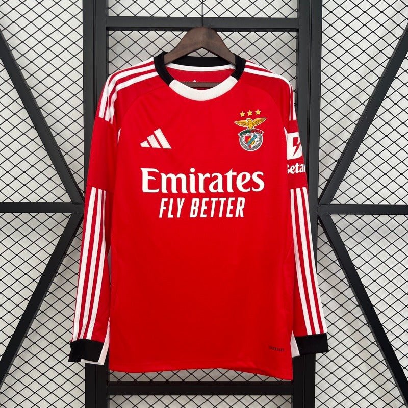 SL Benfica 2025/2026 Home Long Sleeve - Fan Version [Adult]