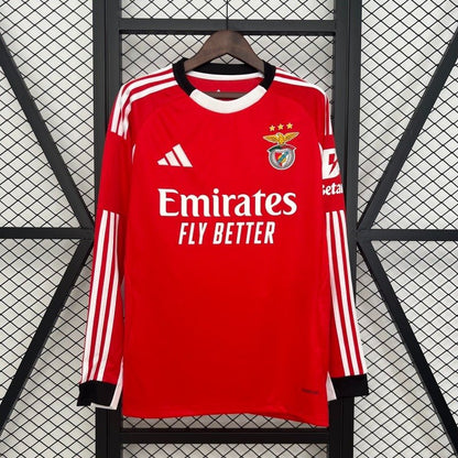 SL Benfica 2025/2026 Home Long Sleeve - Fan Version [Adult]