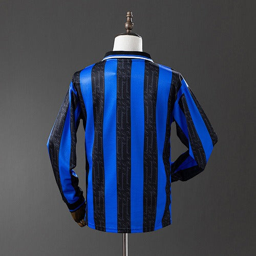Inter de Milán 1997/1998 Equipación Local Manga Larga - Versión Jugador [Adulto]