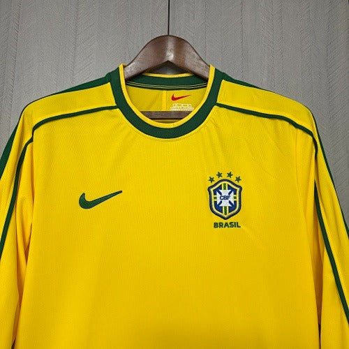 Retro Brazil 1998 Home Long Sleeve Fan
