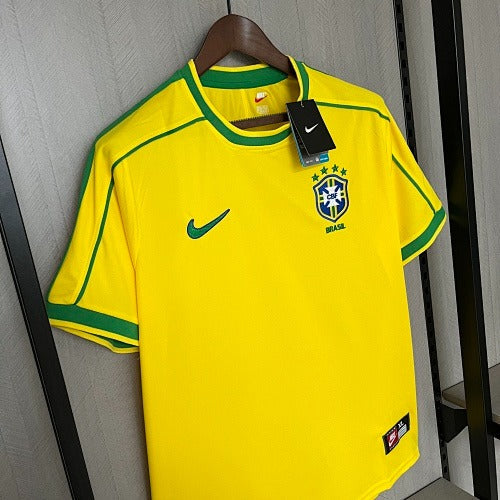Maillot Rétro Brésil Domicile 1998 Supporter
