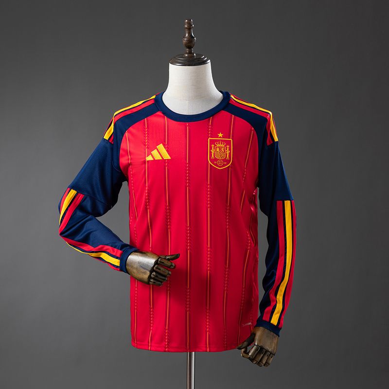 Spain National Team 2026 Home Long Sleeve - Fan Version [Adult]
