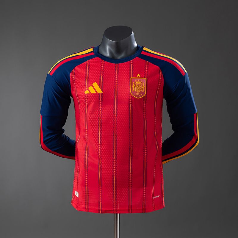 España Selección Nacional 2026 Local Manga Larga - Versión Jugador [Adulto]