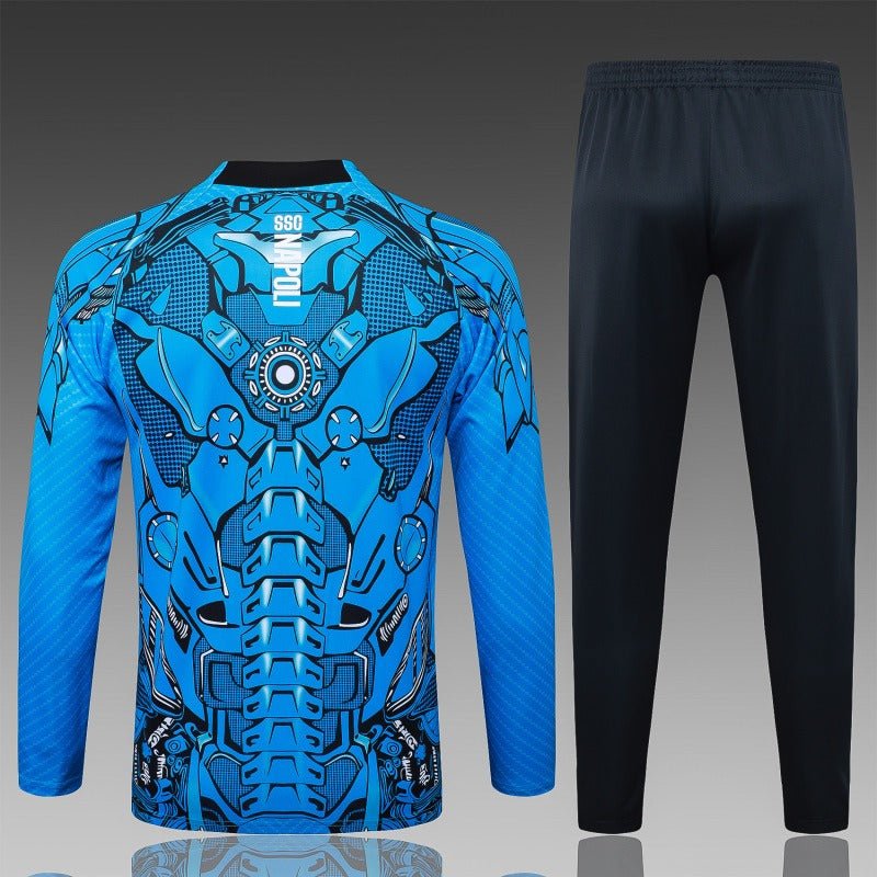 Conjunto de entrenamiento SSC Napoli 2025/2026 con cremallera completa - Versión aficionado [Adulto]