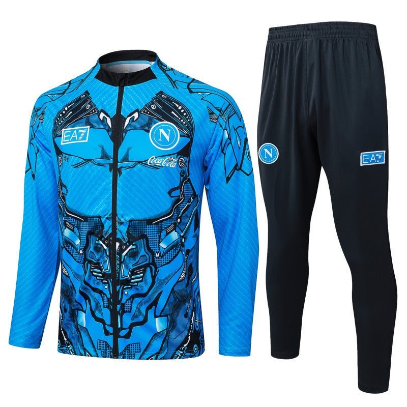 Conjunto de entrenamiento SSC Napoli 2025/2026 con cremallera completa - Versión aficionado [Adulto]