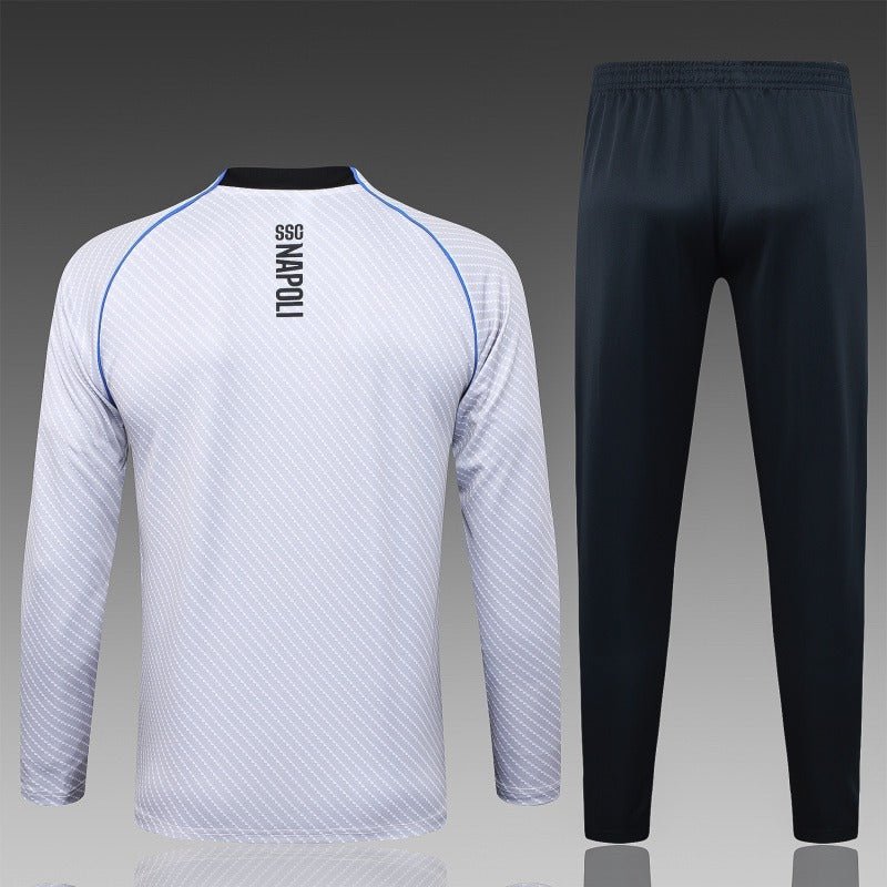Conjunto de entrenamiento SSC Napoli 2025/2026 con cremallera completa - Versión aficionado [Adulto]