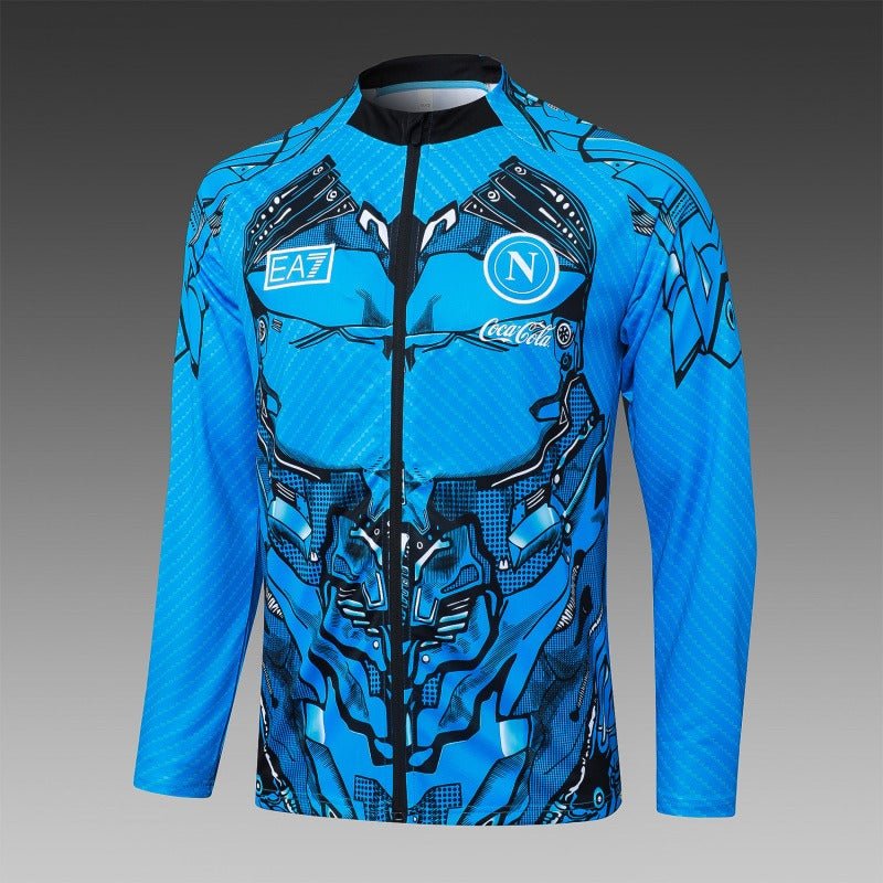 Conjunto de entrenamiento SSC Napoli 2025/2026 con cremallera completa - Versión aficionado [Adulto]