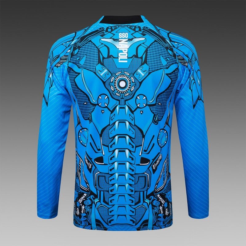 Conjunto de entrenamiento SSC Napoli 2025/2026 con cremallera completa - Versión aficionado [Adulto]