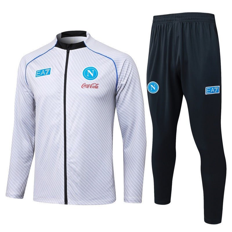 Conjunto de entrenamiento SSC Napoli 2025/2026 con cremallera completa - Versión aficionado [Adulto]