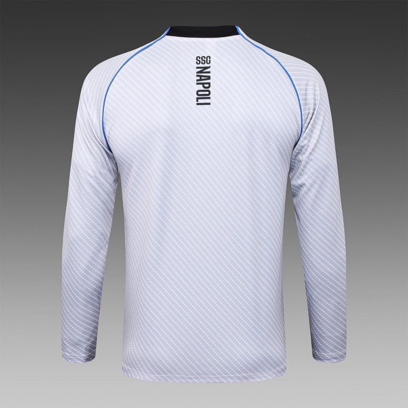 Conjunto de entrenamiento SSC Napoli 2025/2026 con cremallera completa - Versión aficionado [Adulto]