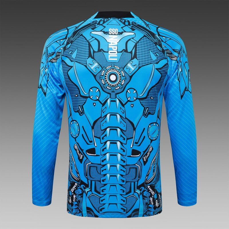 Conjunto de entrenamiento SSC Napoli 2025/2026 de media cremallera 2 - Versión aficionado [Adulto]