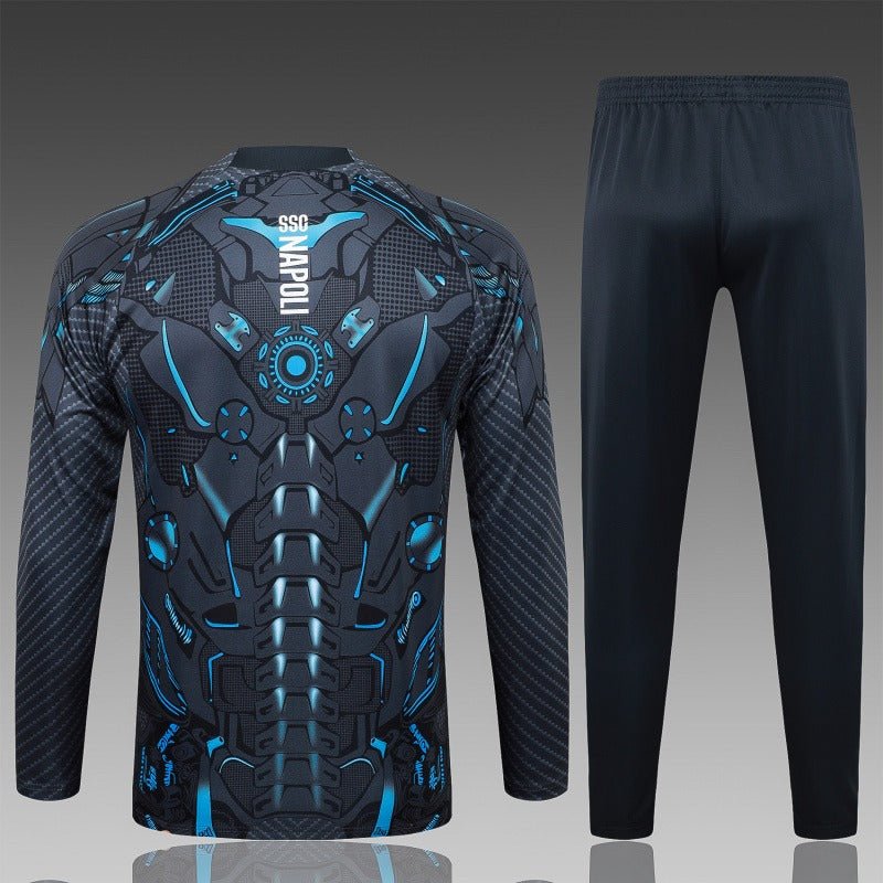 SSC Napoli 2025/2026 Conjunto de entrenamiento de media cremallera 1 - Versión para aficionados [Adulto]