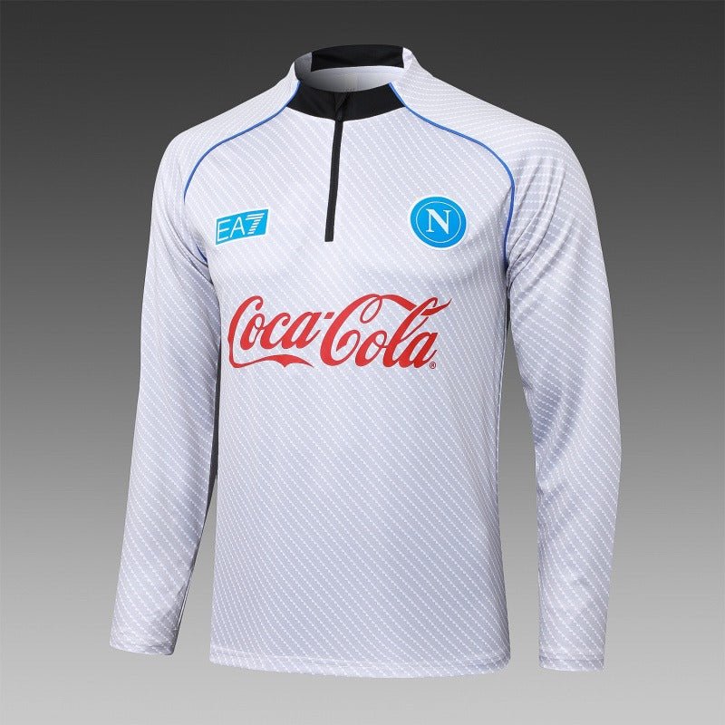 SSC Napoli 2025/2026 Half-Zip Training Set - Fan Version [Adult]