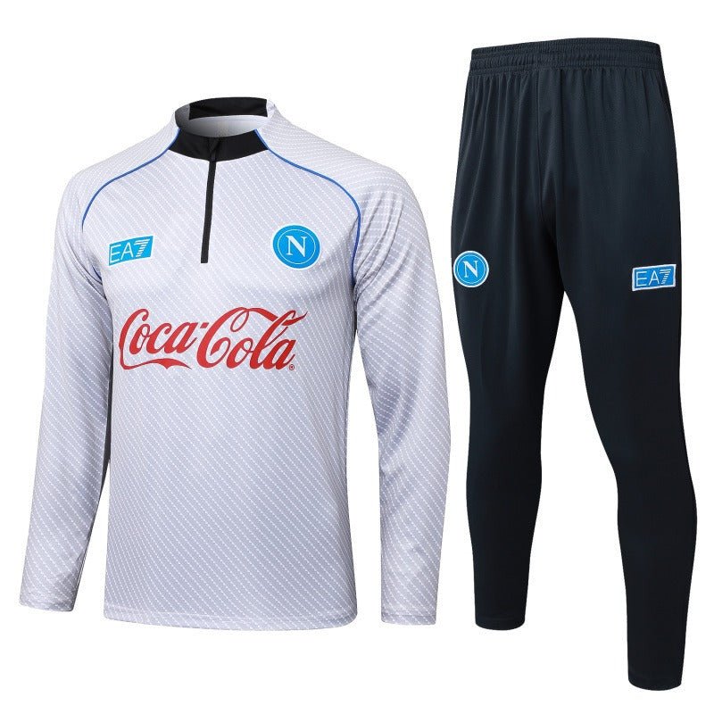 SSC Napoli 2025/2026 Half-Zip Training Set - Fan Version [Adult]