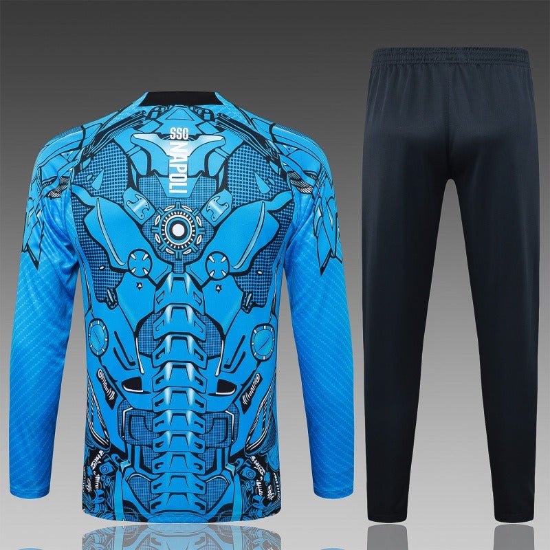 Conjunto de entrenamiento SSC Napoli 2025/2026 de media cremallera 2 - Versión aficionado [Adulto]